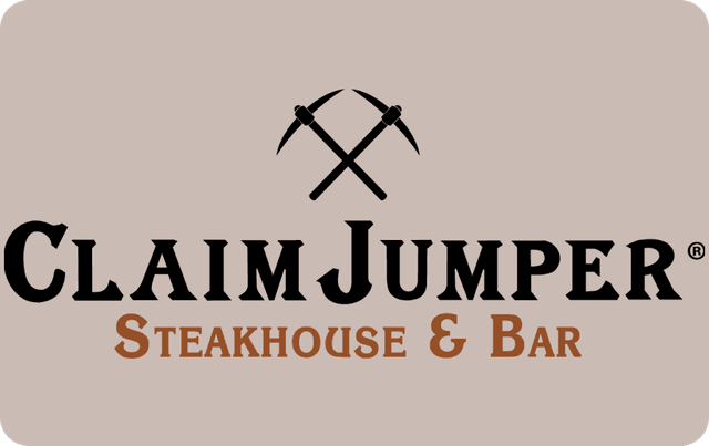 Buy a Claim Jumper Stakehouse & Bar Gift Card top up online